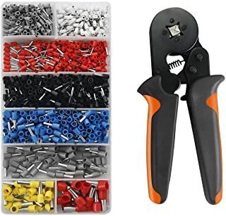 Pinza Crimpadora Awg23 - 7 +1200pcs Terminal Conector De Metal - Tecneu