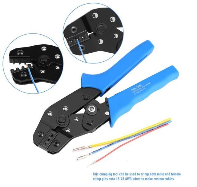 Pinza Crimpadora Sn - 28b Crimpeadora De Terminal Cable Dupont - Tecneu