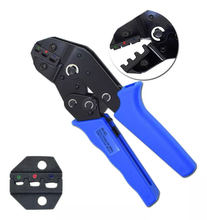 Pinza Crimpadora Terminales Con Aislamiento 14 - 24awg Sn - 02c - Tecneu
