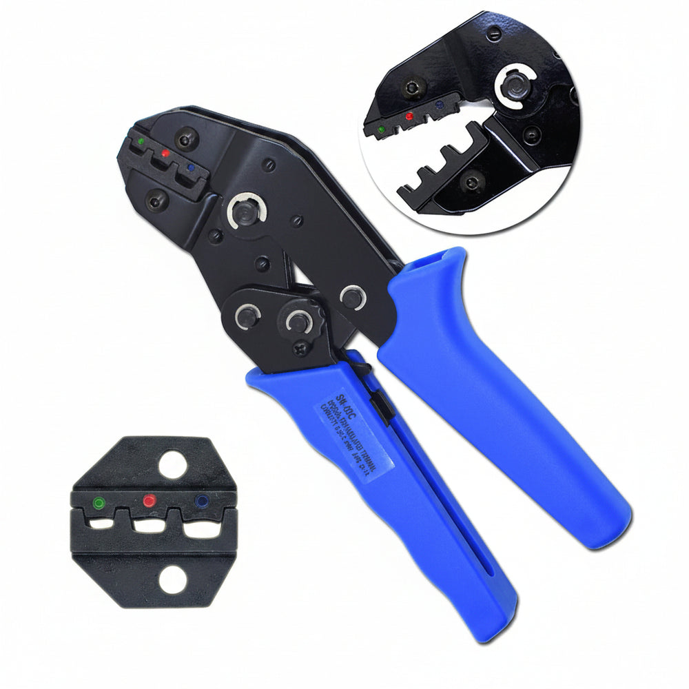 Pinza Crimpadora Terminales Con Aislamiento 14-24awg Sn-02c