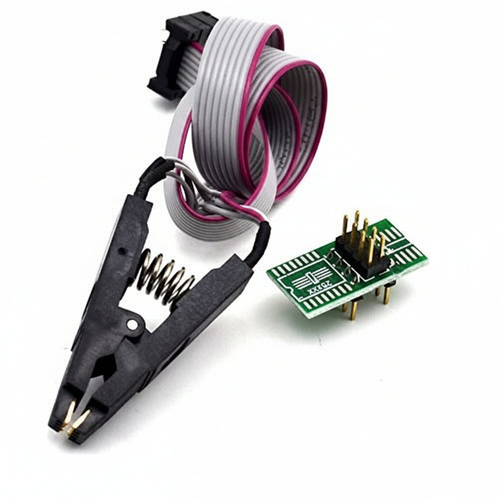 Pinza Smd Soic8 Para Programador Memoria Bios Eeprom Spi