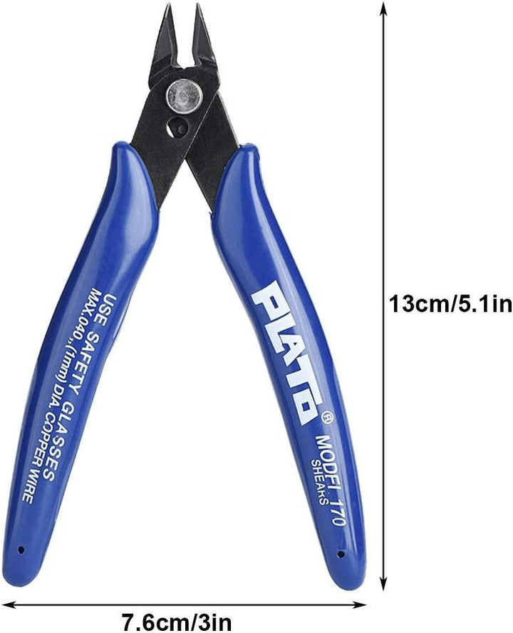 Pinzas De Micro Corte Plato 170 Corte A Ras De Cable - Tecneu