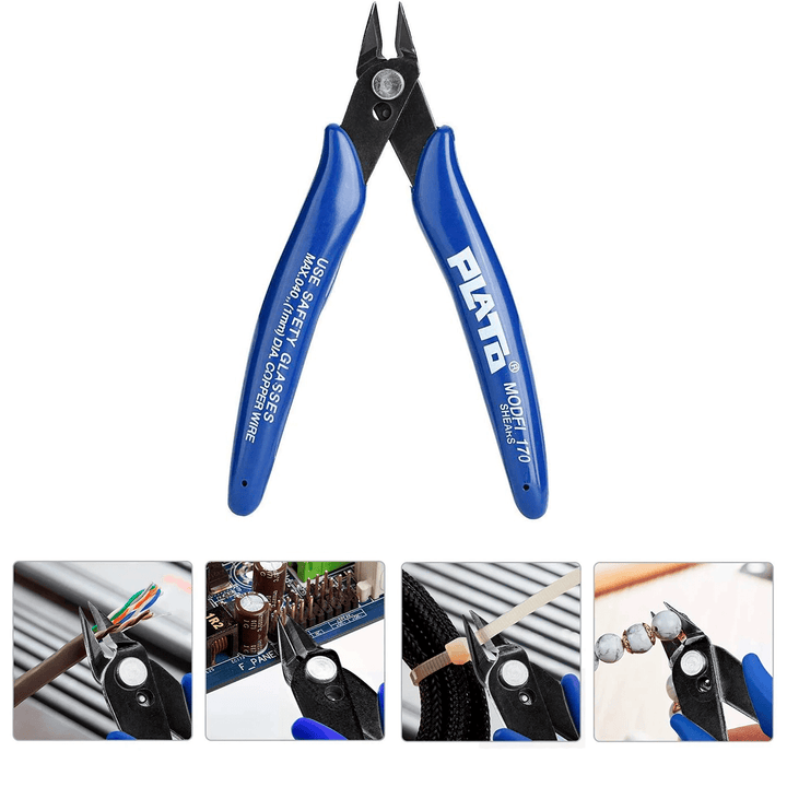 Pinzas De Micro Corte Plato 170 Corte A Ras De Cable - Tecneu