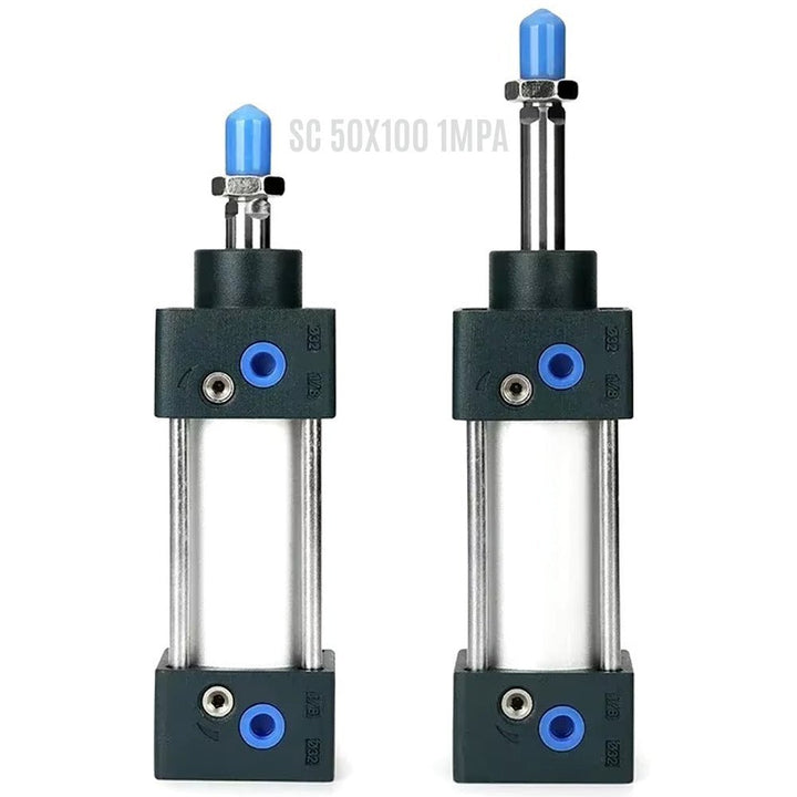 Pistón Actuador Neumático Sc50x100 Doble Efecto 1mpa Preciso - Tecneu