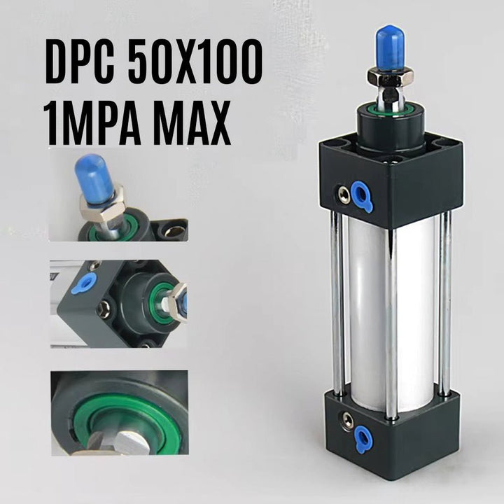 Pistón Actuador Neumático Sc50x100 Doble Efecto 1mpa Preciso - Tecneu
