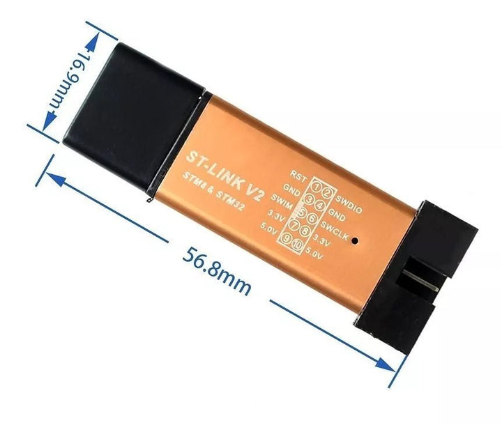 Placa De Desarrollo Stm32 Stm32f103c8t6 + Stlink St - link V2 - Tecneu