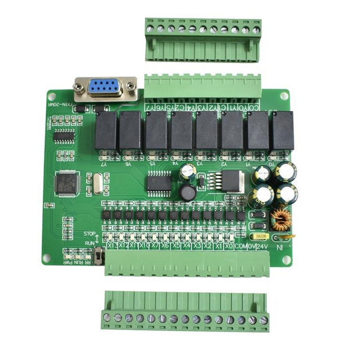 PLC Compatible Mitsubishi FX1N - 20MR 24V 12in 8out SALIDA A RELEVADOR - Tecneu