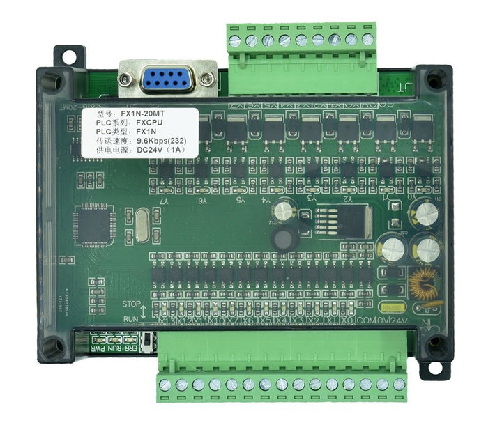 PLC Compatible Mitsubishi FX1N - 20MT 24V 12in 8out SALIDA A TRANSISTOR - Tecneu