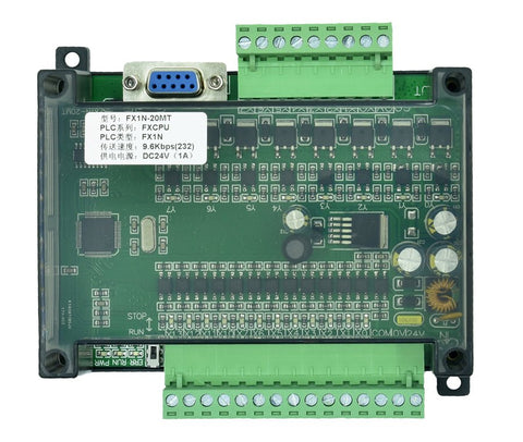 PLC Compatible Mitsubishi FX1N-20MT 24V 12in 8out SALIDA A TRANSISTOR