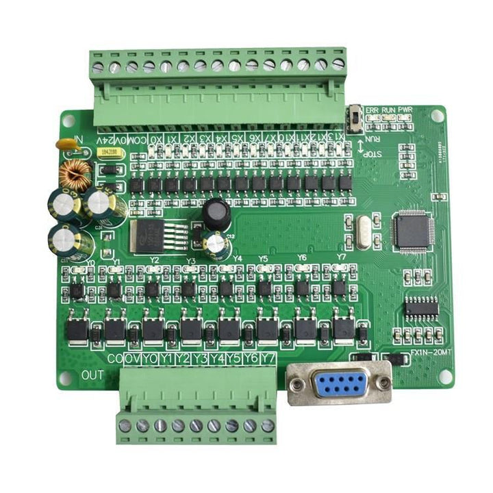 PLC Compatible Mitsubishi FX1N - 20MT 24V 12in 8out SALIDA A TRANSISTOR - Tecneu