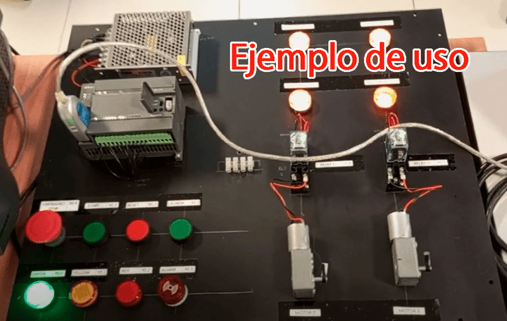 PLC Compatible Mitsubishi FX1N - 32MT 24V 16in 16out SALIDA A TRANSISTOR - Tecneu