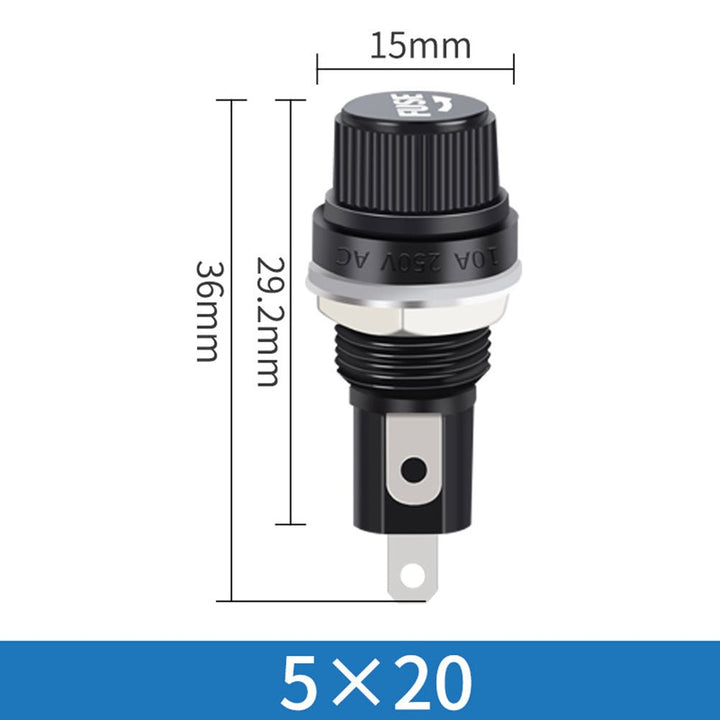 Porta Fusible de Cartucho Europeo 5x20mm - Tecneu