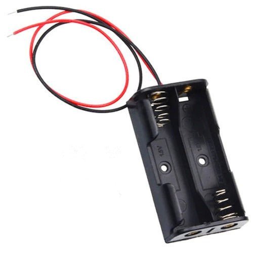 Portapilas 2 Baterias Aa Con Cable Pila Doble A - Tecneu
