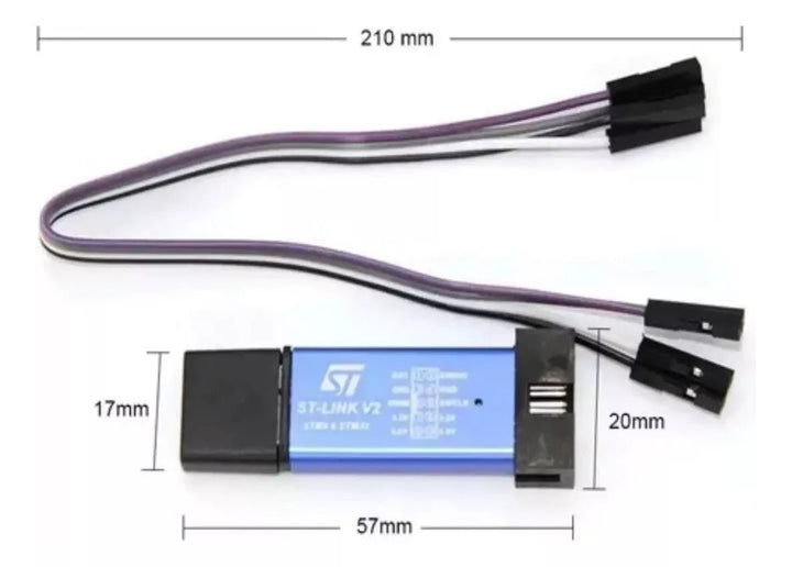Programador Stlink V2 Stm8 Stm32 St - link - Tecneu