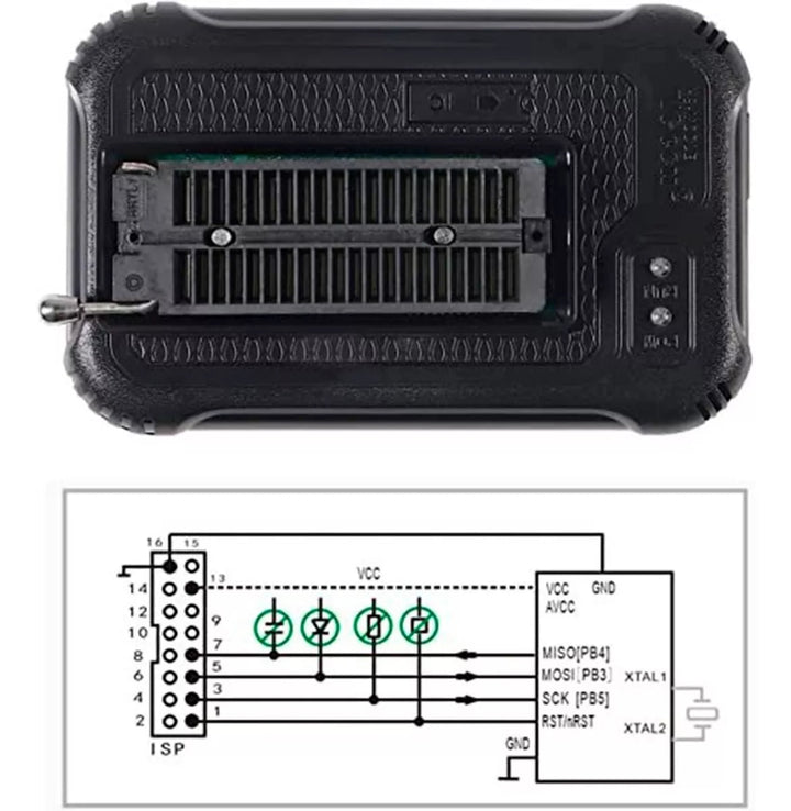 Programador T48 Mejora Tl866II Plus Universal Usb Eprom Bios - Tecneu