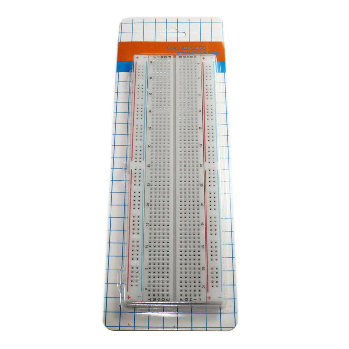 Protoboard Transparente 830 Puntos Mb - 102 Para Pruebas Pcb - Tecneu