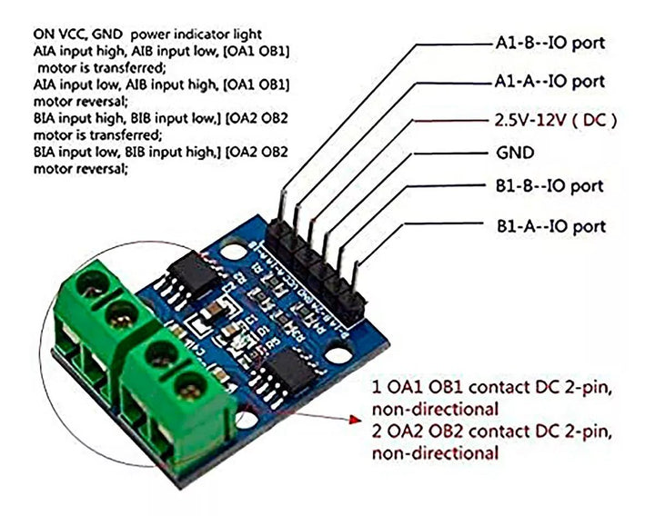 Puente H Driver Motor A Pasos L9110s - Tecneu