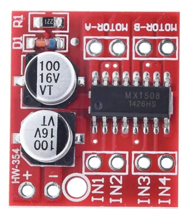 Puente H Mx1508 Mini L298n Doble Pwm Driver Motor - Tecneu