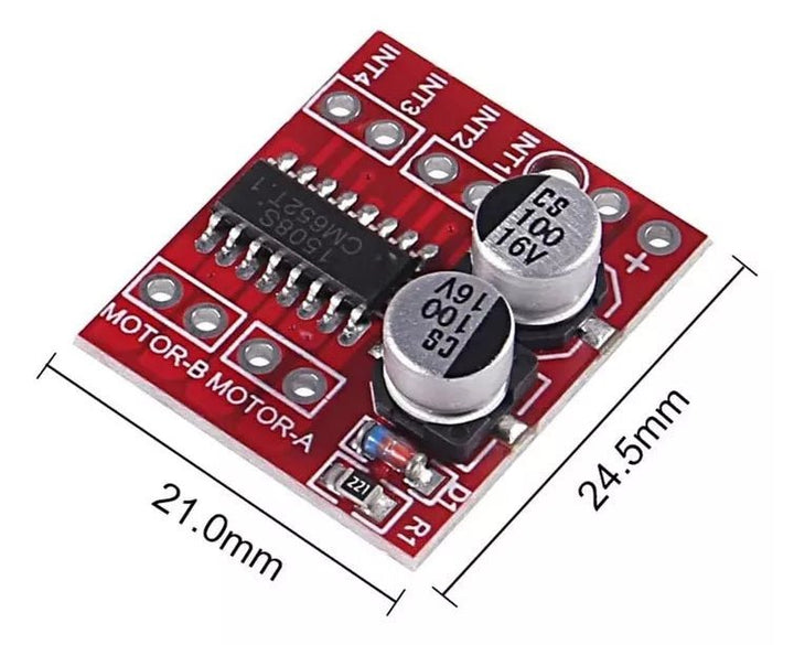 Puente H Mx1508 Mini L298n Doble Pwm Driver Motor - Tecneu