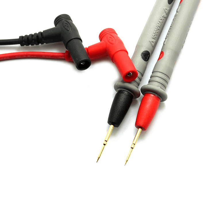 Puntas para multímetro tipo aguja 1000V 20A + pinzas tipo caimán - Tecneu