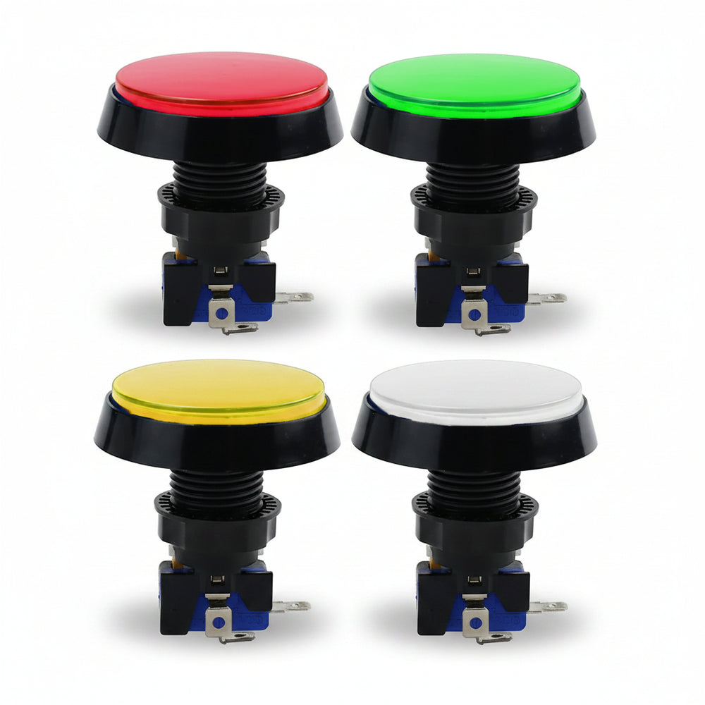 Push Button Gigante 10cm Arcade Micro Switch Y Led Integrado