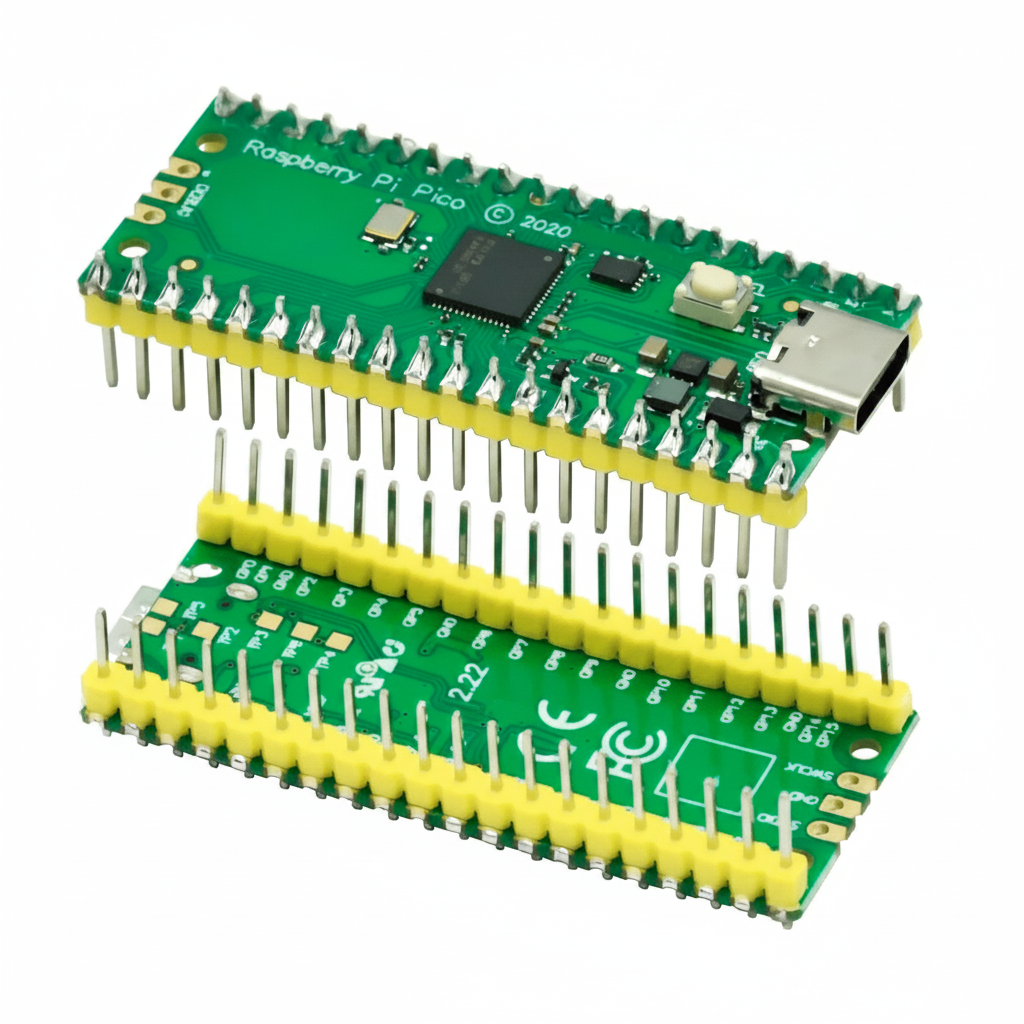 Raspberry Pi Pico Rp2040 Dual Core Arm Cortex M0 Tipo C Pines Soldados ...