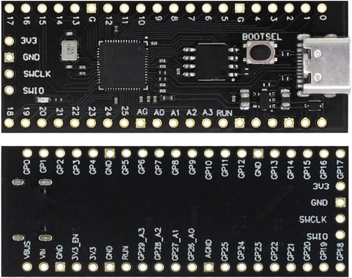 Raspberry Pi Pico Rp2040 Placa Cortexm0 Tipo C 16MB ARM Dual Core - Tecneu
