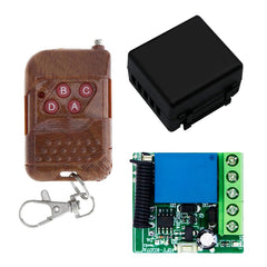 Receptor Rf Relevador Remoto 433mhz Garage Para Chapas Portones 12v