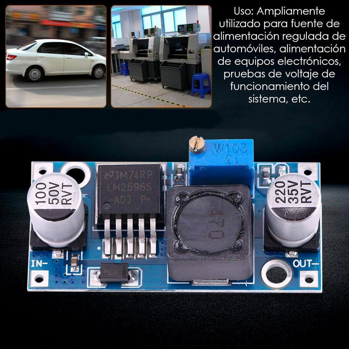 Regulador De Voltaje Dc - dc Lm2596 - Tecneu