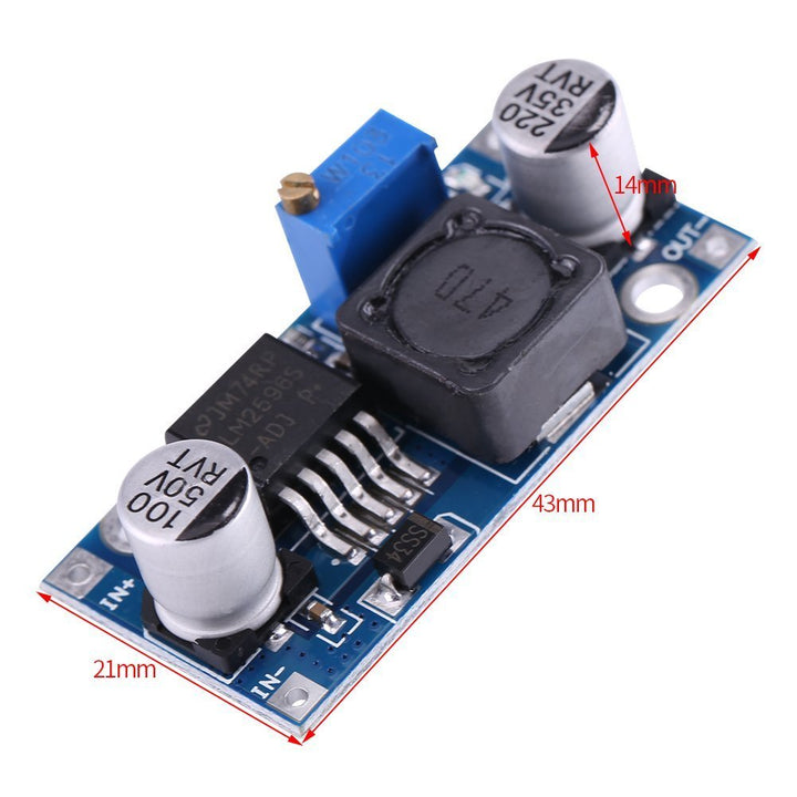 Regulador De Voltaje Dc - dc Lm2596 - Tecneu
