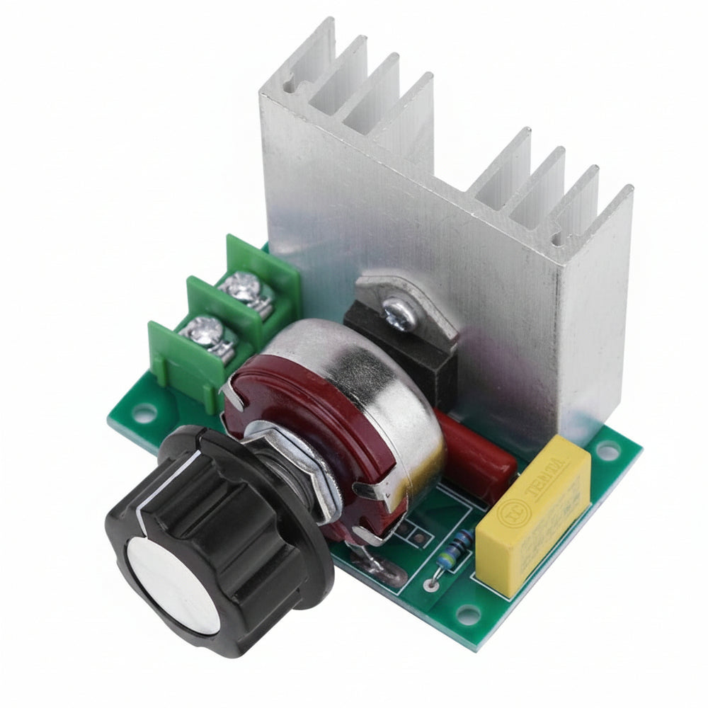 Regulador De Voltaje Dimmer Luz Velocidad 110vac 20a 4000w