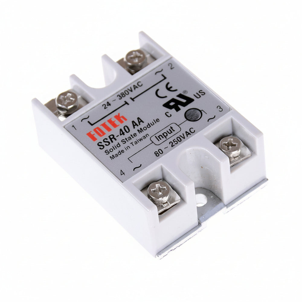 Relay Rele Relevador Estado Solido Ssr-40 Aa 40a 80-250 Vca