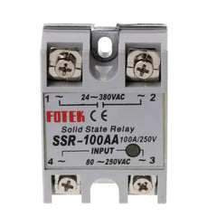 Relevador De Estado Sólido SSR-100AA Relay 100A 24-380VAC