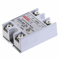 Relevador de Estado Sólido SSR-80DA Relé 80A VDC-VAC 24-380v