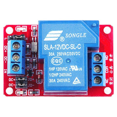 Relevador Relay 1 Canal 12v 30a 250vac/30vdc Con Optoacoplador