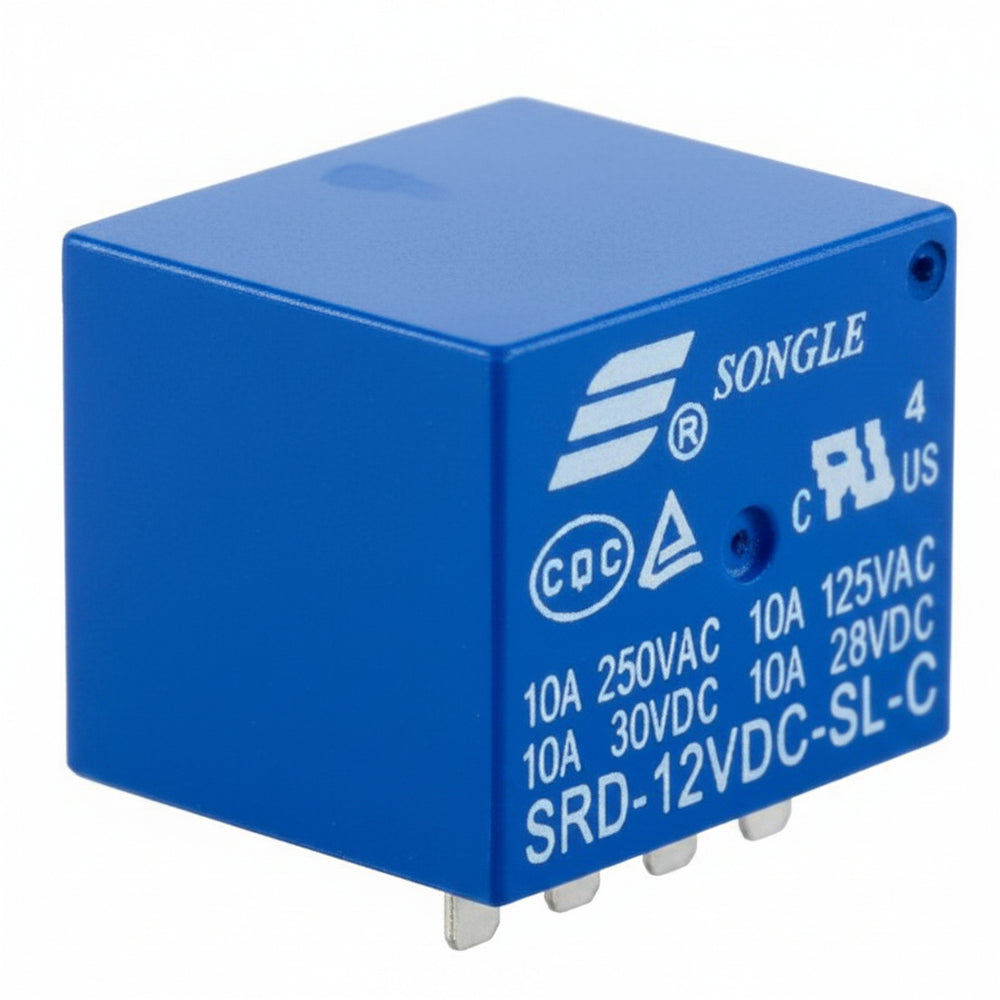 Relevador Relay 1 Canal, 2 Tiros, 12v 10a