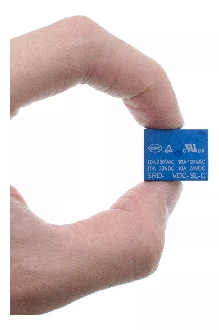 Relevador Relay 1 Canal, 2 Tiros, 12v 10a - Tecneu