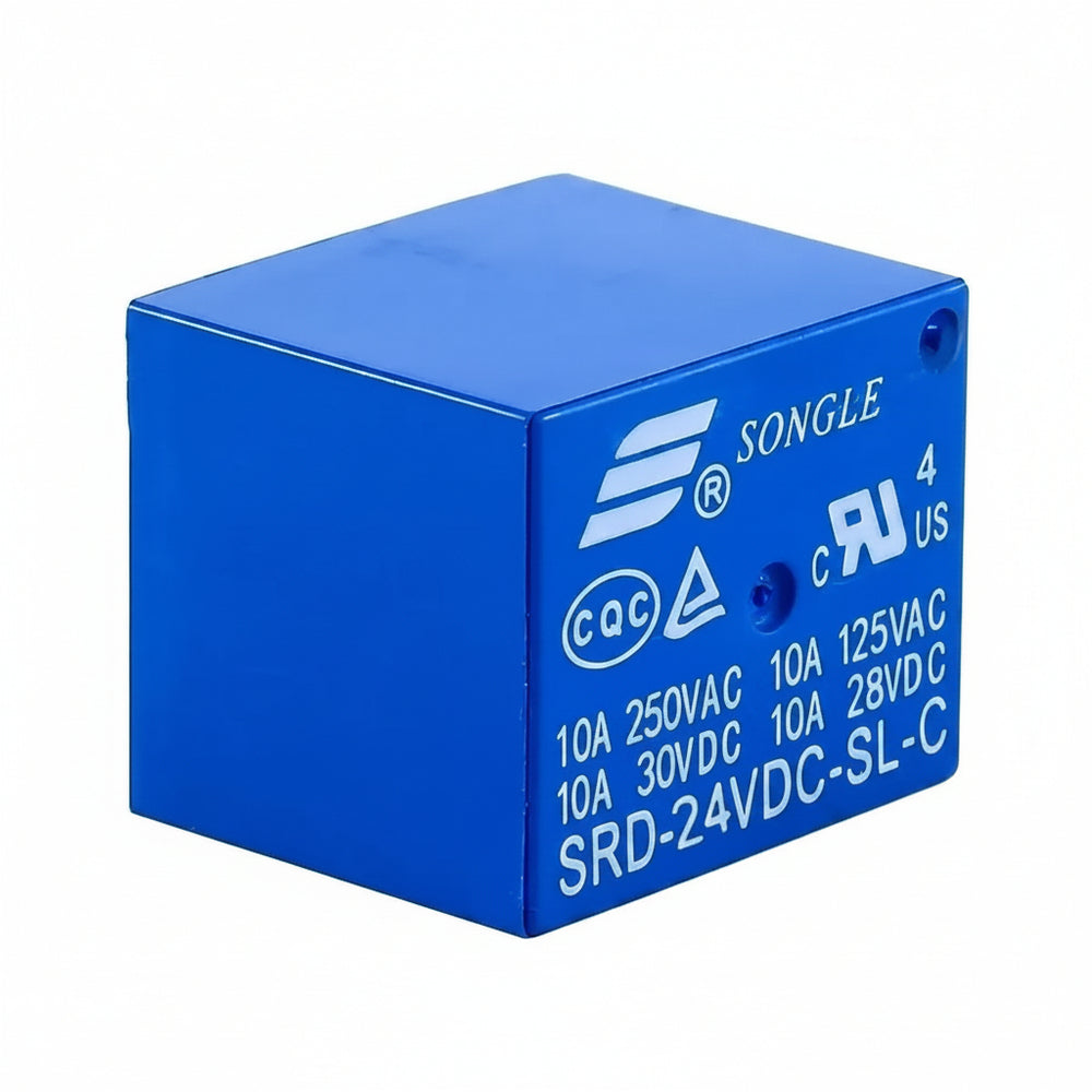 Relevador Relay 1 Canal, 2 Tiros, 24v 10a