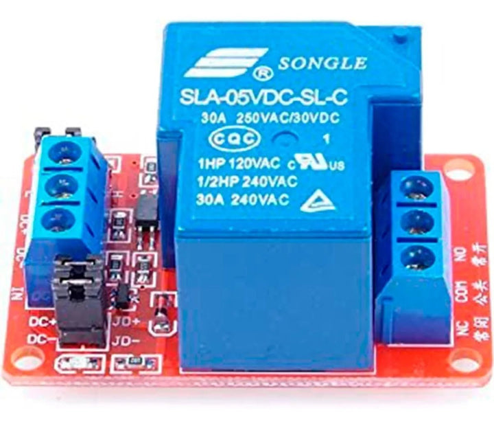 Relevador Relay 1 Canal 5v 30a 250vac/30vdc Con Optoacoplador - Tecneu