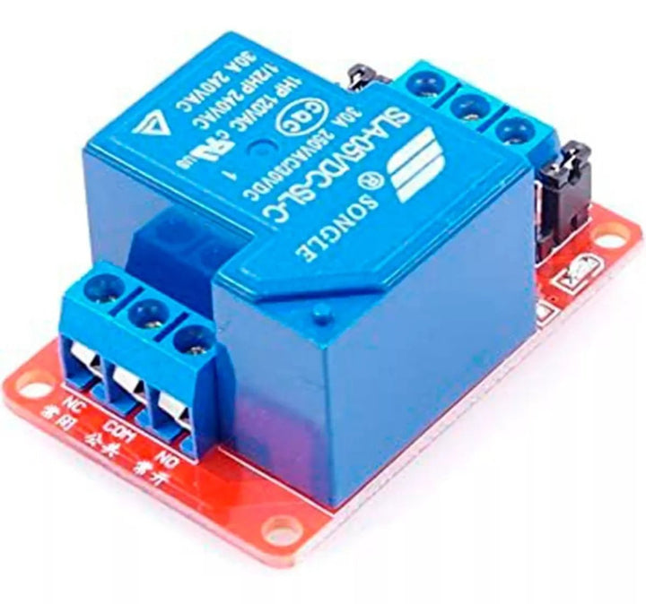 Relevador Relay 1 Canal 5v 30a 250vac/30vdc Con Optoacoplador - Tecneu