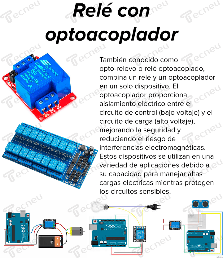 Relevador Relay 1 Canal 5v 30a 250vac/30vdc Con Optoacoplador - Tecneu