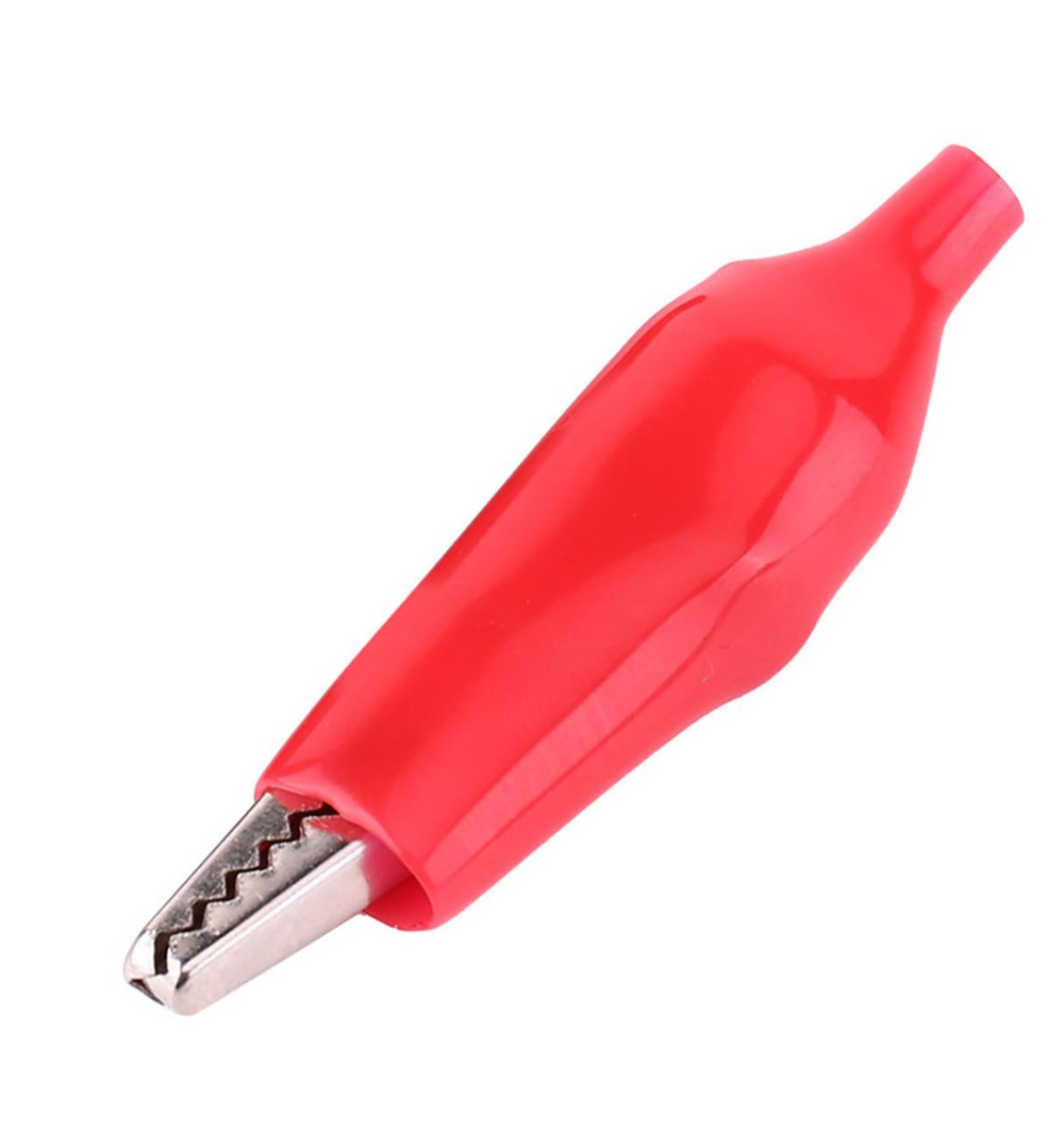Pinza Cocodrilo con Cubierta Aislante 27 mm