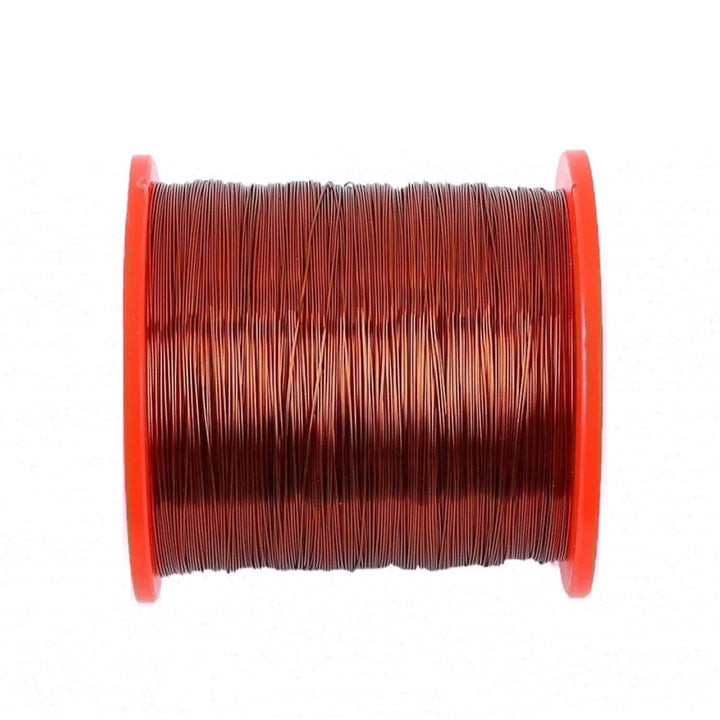 Rollo Bobina Alambre Magneto Esmaltado 500g 100% Cobre 28AWG - Tecneu