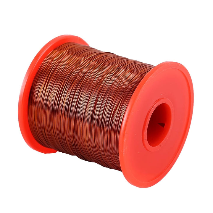 Rollo Bobina Alambre Magneto Esmaltado 500g 100% Cobre 30AWG - Tecneu