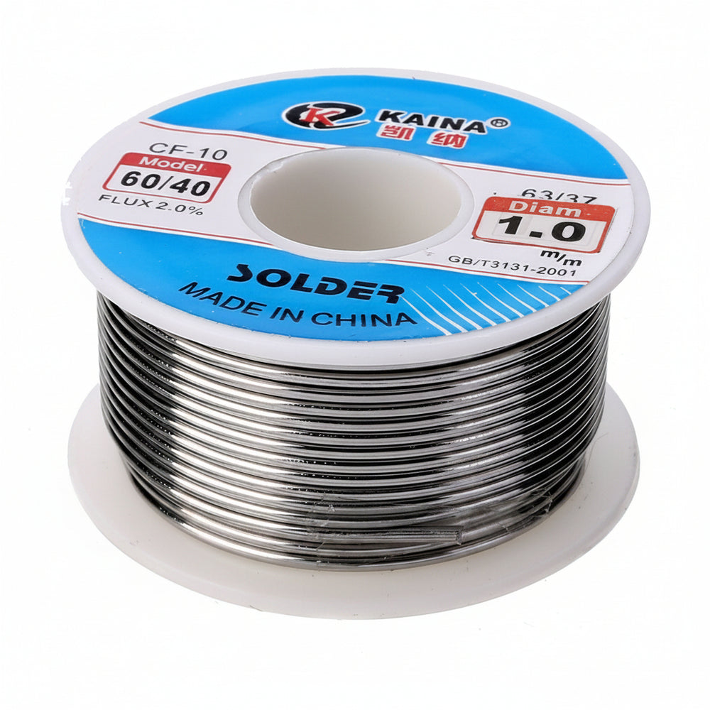 Rollo de soldadura 100g aleación 60/40, estaño/plomo 1mm