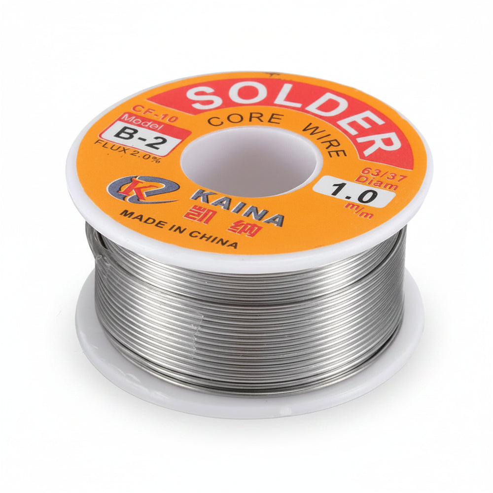 Rollo De Soldadura 100 Grs Aleacion 63/37 Estaño/ Plomo 1 Mm