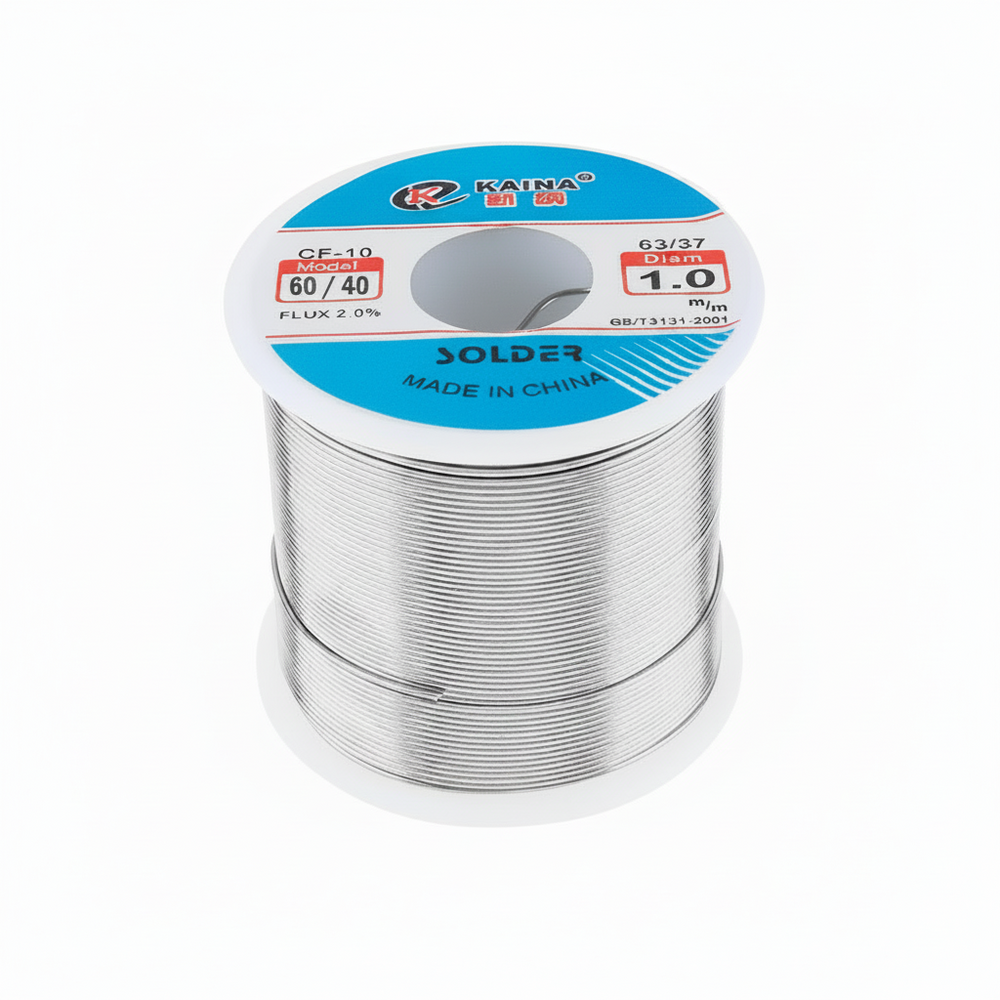 Rollo De Soldadura 450 Grs Aleación 60/40 Estaño/ Plomo 1 Mm