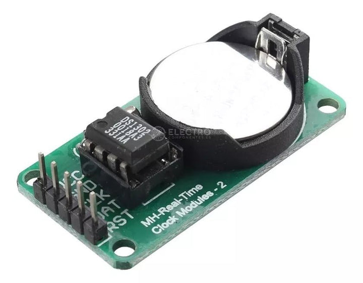 Rtc Ds1302 Modulo Reloj De Tiempo Real Con Bateria - Tecneu
