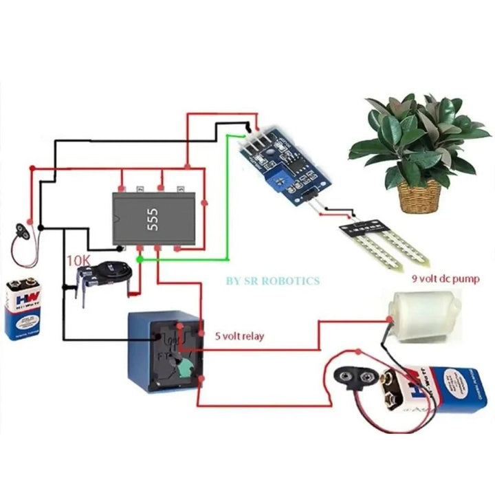 Sensor De Humedad De Tierra Suelo - Tecneu