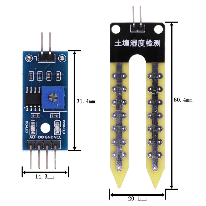 Sensor De Humedad De Tierra Suelo - Tecneu